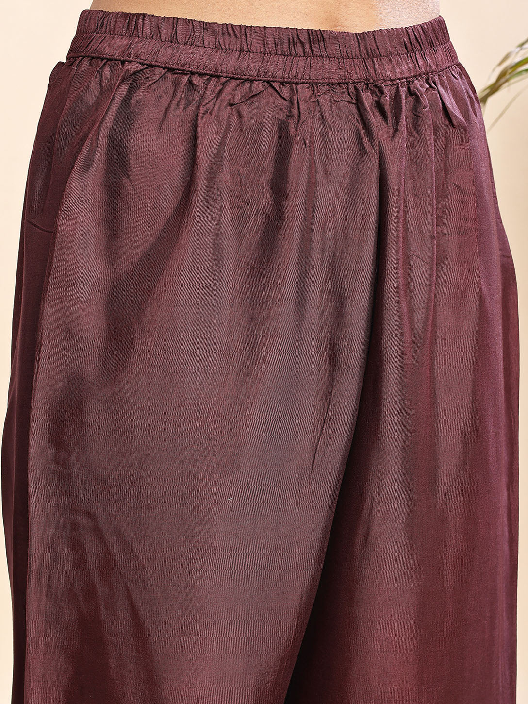 Graceful Maroon & Mint Printed Suit with Dupatta